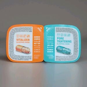 BRTC Vitalizer & Pore Tightening Sleeping Mask Capsule Pods 10ml KBeauty Set New